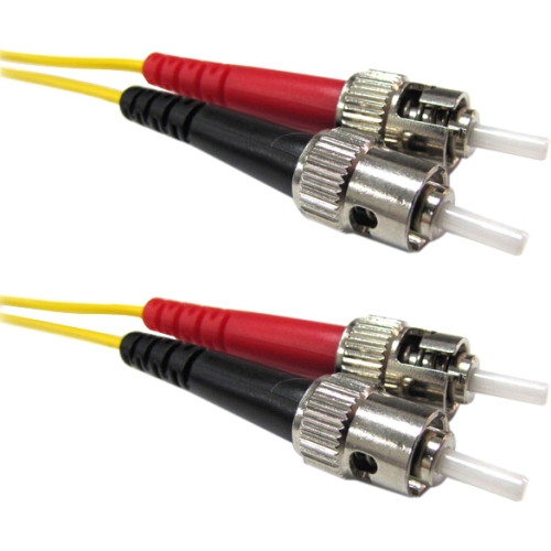 Weltron 2m ST/ST Single Mode 9/125M Yellow Fiber Patch Cable 90-1000-2M
