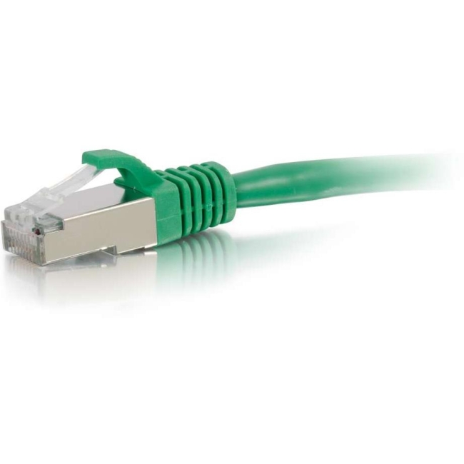 C2G 5ft Cat6 Snagless Shielded (STP) Network Patch Cable - Green 00829