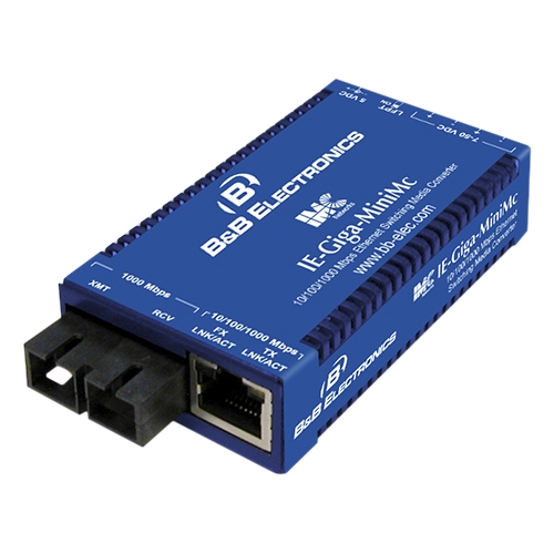 IMC Industrial Equipment 10/100/1000 Mbps Switching Miniature Media Converter 856-18930