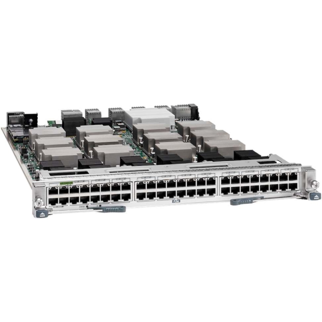 Cisco Nexus 7000 Enhanced F2-Series 48 Port 1 and 10GBASE-T Ethernet Module, RJ45 N7K-F248XT-25E=