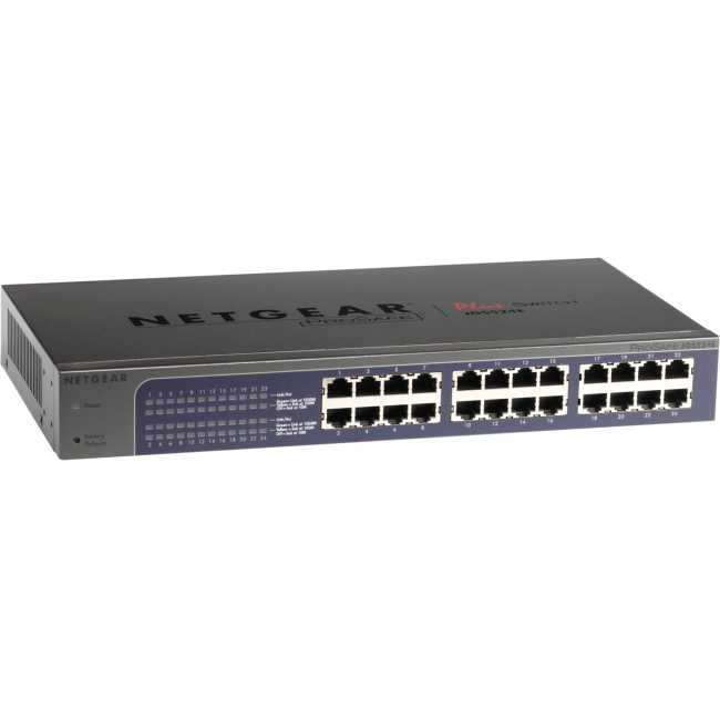 Netgear ProSafe Plus Switch 24-Port Gigabit Ethernet JGS524E-200NAS JGS524E