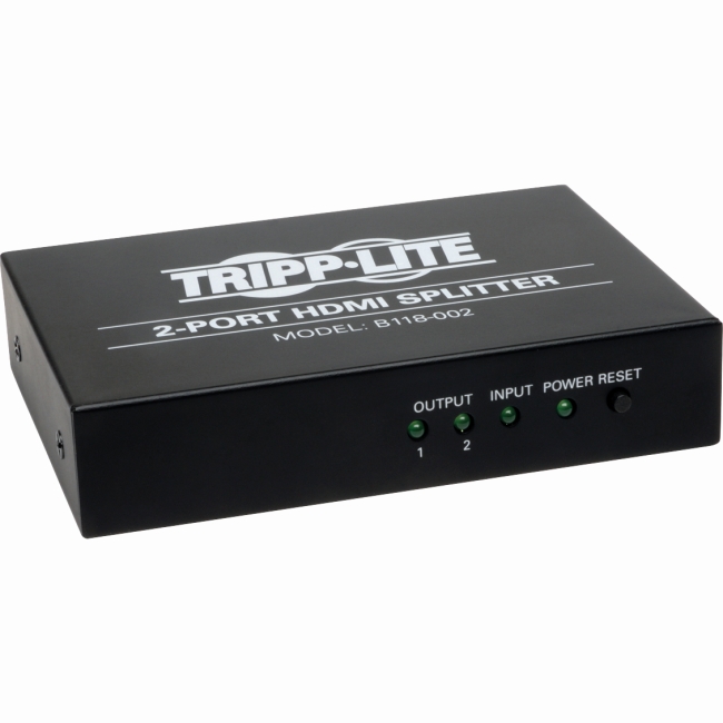 Tripp Lite HDMI Splitter, 2-Port B118-002