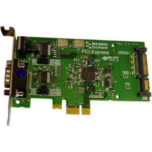 Brainboxes LP PCIe 1xRS232 POS 1A SATA PX-803