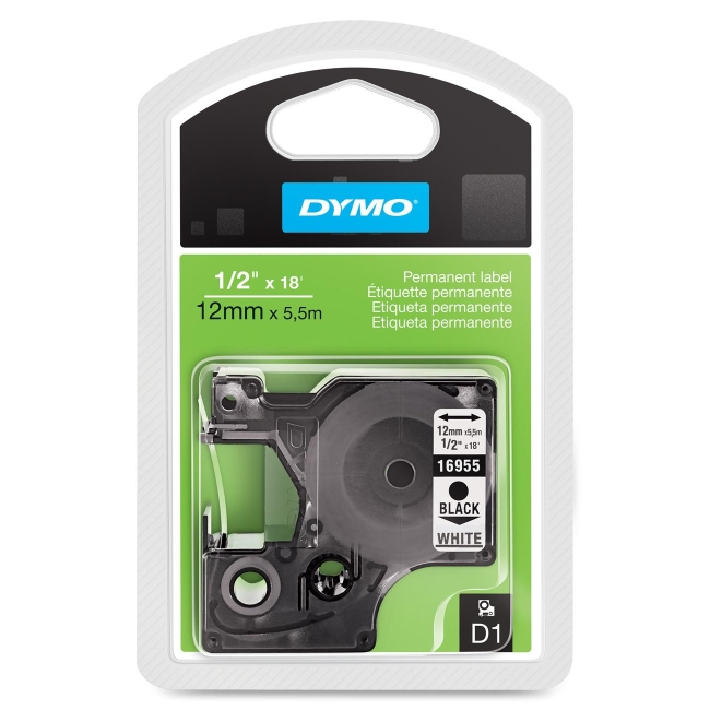Dymo Permanent Adhesive D1 Tape 16955