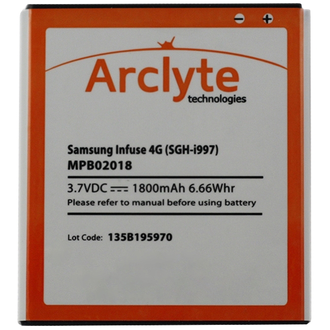 Arclyte Battery for RIM Blackberry MPB02018
