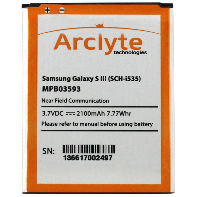 Arclyte Battery for Samsung MPB03593
