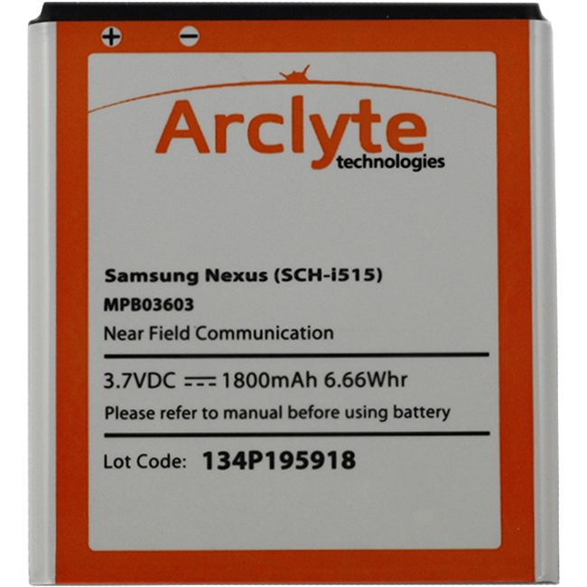 Arclyte Battery for Samsung MPB03603