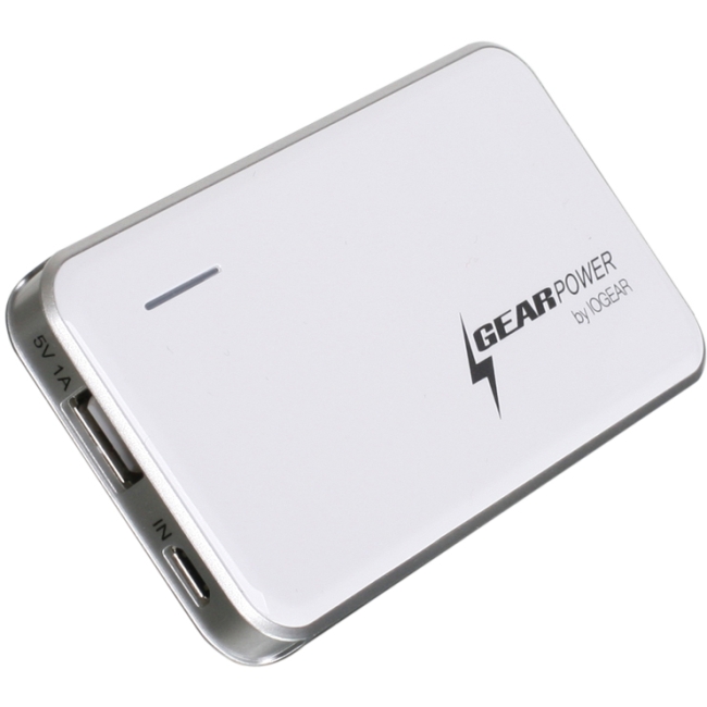 Iogear GearPower 2400mAh Capacity Mobile Power Station for Smartphones and USB Devices GMP2K