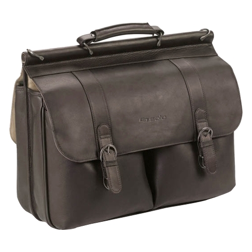 Solo Classic 16" Leather Briefcase (D535) D535-3U2