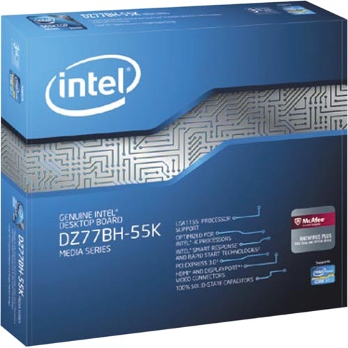 Intel-IMSourcing Media Desktop Motherboard BOXDZ77BH55K DZ77BH-55K