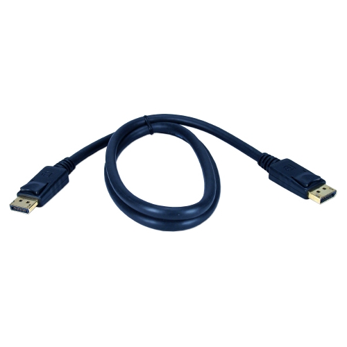 QVS 6ft DisplayPort Digital A/V Cable with Latches DP-06