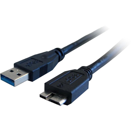 Comprehensive USB 3.0 A Male to Micro B Male Cable 6ft USB3-A-MCB-6ST