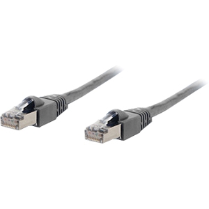 AddOn 15ft Gray Molded Snagless Cat6A ADD-15FCAT6A-GRAY