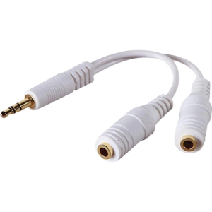 4XEM 3.5mm Mini Jack Headphone Splitter Cable For iPhone/iPod/Audio Devices 4XISPLITTER