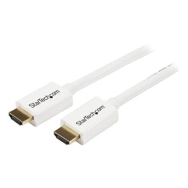 StarTech.com 2m (6 ft) White CL3 In-wall High Speed HDMI Cable - HDMI to HDMI - M/M HD3MM2MW
