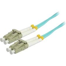 Comprehensive 5M 10Gb LC/LC Duplex 50/125 Multimode Fiber Patch Cable - Aqua LC-LC-OM3-5M