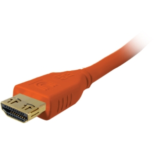 Comprehensive Pro AV/IT High Speed HDMI Cable with ProGrip, SureLength, CL3- Deep Orange 3ft HD-HD-3PROORG