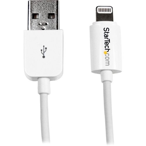 StarTech.com Sync/Charge Lightning/USB Data Transfer Cable USBLT30CMW