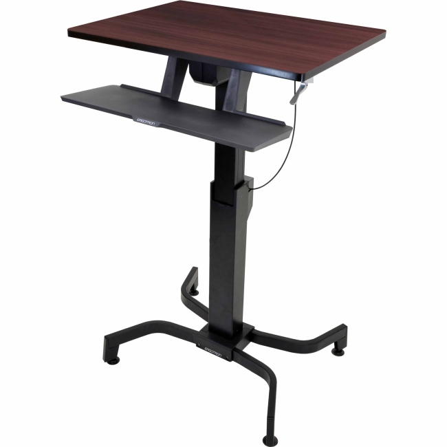 Ergotron WorkFit-PD, Sit-Stand Desk (Walnut) 24-280-927