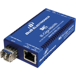 IMC Industrial Equipment 10/100/1000 Mbps Switching Miniature Media Converter 856-18929