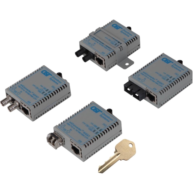 Omnitron miConverter Gigabit Ethernet Fiber Media Converter 1622-0-4 S/GXT