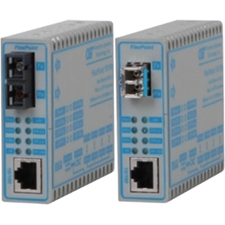 Omnitron 10/100 RJ-45 to Fast Ethernet Fiber Media Converter 4340-9