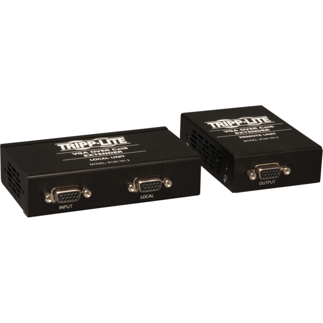 Tripp Lite VGA over Cat5 Extender Kit ( Transmitter + Receiver ) B130-101-2