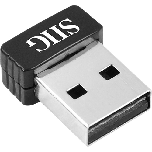 SIIG Wireless-N Mini USB Wi-Fi Adapter JU-WR0112-S1