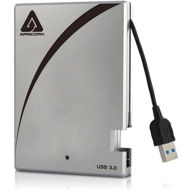 Apricorn Aegis Portable 3.0 with Integrated USB 3.0 Cable A25-3USB-500