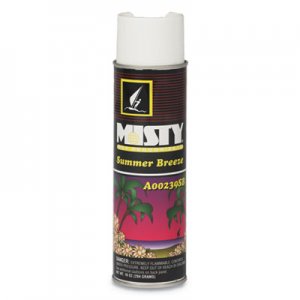 MISTY Handheld Air Deodorizer, Summer Breeze, 10oz Aerosol, 12/Carton AMR1001868 1001868