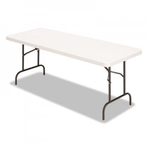 Alera Banquet Folding Table, Rectangular, Radius Edge, 60 x 30 x 29, Platinum/Charcoal ALE65602 65602