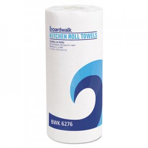 Boardwalk Perforated Paper Towel Rolls, 2-Ply, 11 x 8, White, 80/Roll, 30 Rolls/Carton BWK6276