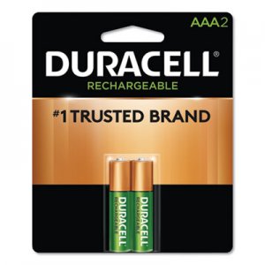 Duracell Rechargeable NiMH Batteries, AAA, 2/PK DURNLAAA2BCD DX2400B2N