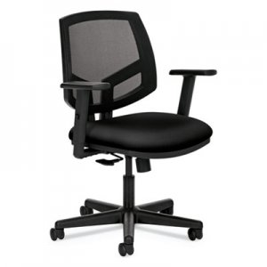HON Volt Series Mesh Back Task Chair with Synchro-Tilt, Black Fabric 5713GA10T HON5713GA10T H5713.GA10.T