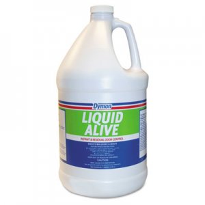 Dymon LIQUID ALIVE Odor Digester, 1gal Bottle, 4/Carton ITW33601 33601
