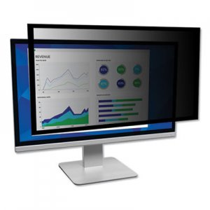 3M Framed Desktop Monitor Privacy Filter for 20"-20.1" Widescreen LCD, 16:9 MMMPF200W1F PF200W1F