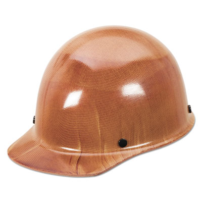 MSA Skullgard Protective Hard Hats, Pin-Lock Suspension, Size 6 1/2 - 8, Natural Tan MSA454617 454-454617