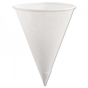 Rubbermaid Paper Cone Cups, 6oz, White, 200/Pack, 12 Packs/Carton RUB2B41WHICT 2B41WHICT