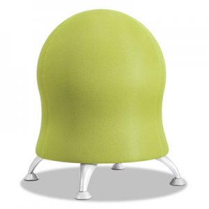 Safco Zenergy Ball Chair, 22 1/2", Grass/Silver 4750GS SAF4750GS