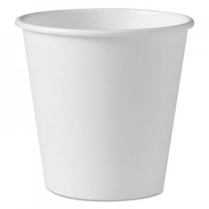 Dart Polycoated Hot Paper Cups, 10 oz, White, 1000/Carton SCC410W 410W-2050