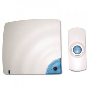 Tatco Wireless Doorbell, Battery Operated, 1-3/8w x 3/4d x 3-1/2h, Bone TCO57910 57910