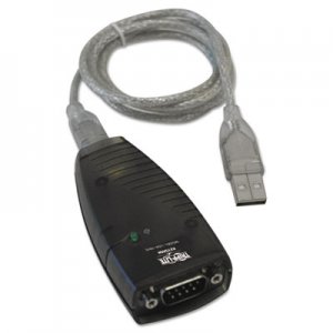 Tripp Lite USB High-Speed Serial Adapter, DB9 to USB TRPUSA19HS USA-19HS