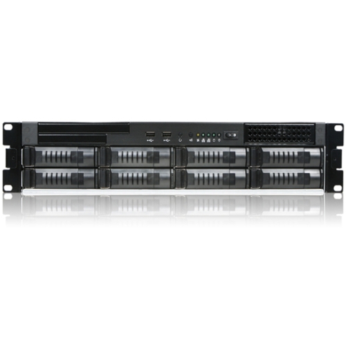 iStarUSA 2U 8-Bay Storage Server Rackmount Chassis E2M8-70S2U8 E2M8