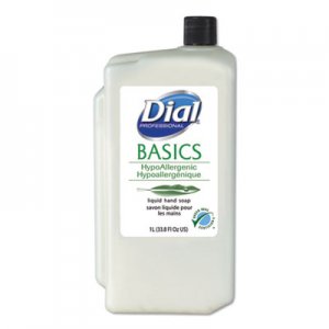 Dial Professional Basics Liquid Hand Soap, Fresh Floral, 1000mL Refill, 8/Carton DIA06046 06046