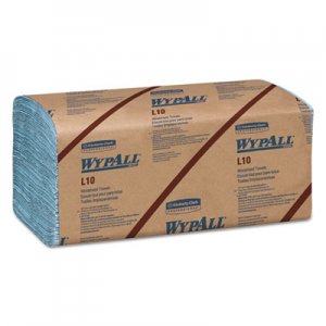 WypAll L10 Windshield Towels, 1-Ply, 9 1/10 x 10 1/4, 1-Ply, 224/Pack, 10 Packs/Carton