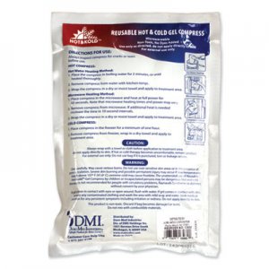 PhysiciansCare by First Aid Only Reusable Hot/Cold Pack, 8.63" Long, White FAO13462 FAO 13462