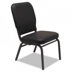 Alera Oversize Stack Chair, Black Antimicrobial Vinyl Upholstery, 2/Carton ALEBT6616 HTB1040SB-3906