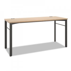 HON Manage Series Desk Table, 60w x 23 1/2d x 29 1/2h, Wheat BSXMLD60W