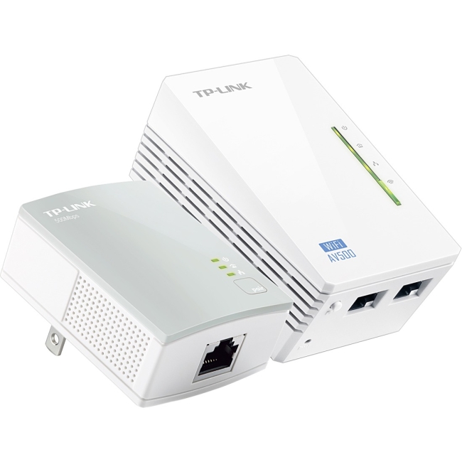 TP-LINK 300Mbps AV500 WiFi Powerline Extender Starter Kit TL-WPA4220KIT TL-WPA4220