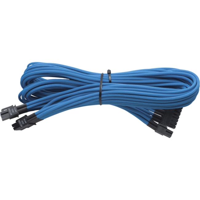 Corsair Individually Sleeved 24pin ATX Cable (Generation 2), Blue CP-8920054